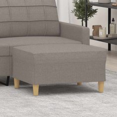 Vidaxl Stolček za noge taupe 70x55x41 cm blago