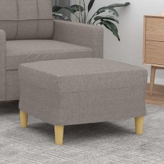 Vidaxl Stolček za noge taupe 60x50x41 cm blago