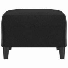 Vidaxl Stolček za noge črn 70x55x41 cm umetno usnje