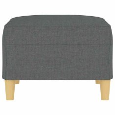 Vidaxl Stolček za noge temno siv 70x55x41 cm blago