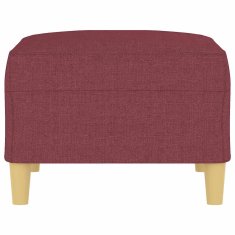 Vidaxl Stolček za noge vinsko rdeče 70x55x41 cm blago