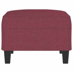 Vidaxl Stolček za noge vinsko rdeče 70x55x41 cm blago