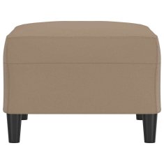 Vidaxl Stolček za noge kapučino barve 70x55x41 cm umetno usnje