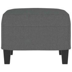 Vidaxl Stolček za noge temno siv 60x50x41 cm blago