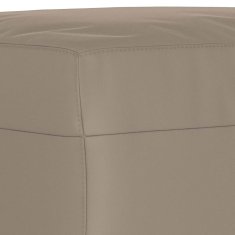 Vidaxl Stolček za noge taupe 60x50x41 cm tkanina iz mikrovlaken