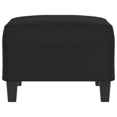 Vidaxl Stolček za noge črn 70x55x41 cm tkanina iz mikrovlaken