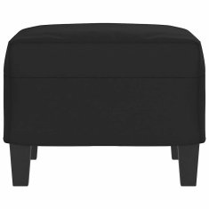Vidaxl Stolček za noge črn 60x50x41 cm tkanina iz mikrovlaken