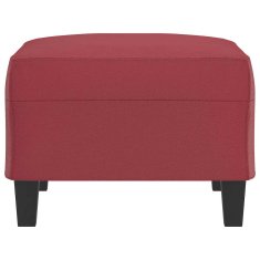Vidaxl Stolček za noge vinsko rdeč 70x55x41 cm umetno usnje