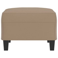Vidaxl Stolček za noge kapučino barve 70x55x41 cm umetno usnje