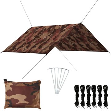 Vidaxl Zunanja ponjava 3x2,85 m kamuflažna