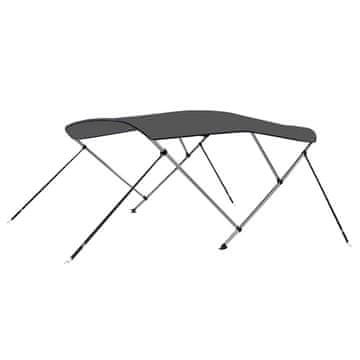 Vidaxl Bimini tenda s 3 loki antracitna 183x196x137 cm