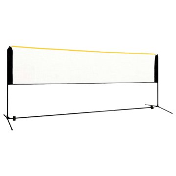 Vidaxl Nastavljiva mreža za badminton 400x103x94-158 cm kovinska