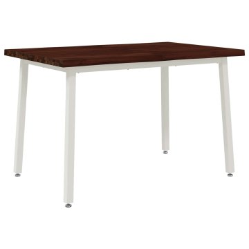 Vidaxl Jedilna miza z naravno robom 110 x 55 x 75 cm