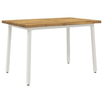 Vidaxl Jedilna miza z naravno robom 110 x 55 x 75 cm