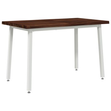 Vidaxl Jedilna miza z naravno robom 120 x 70 x 75 cm