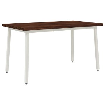 Vidaxl Jedilna miza z naravno robom 140 x 80 x 75 cm