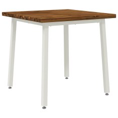 Vidaxl Kvadratna jedilna miza 60 x 55 x 75 cm Masiven les akacije