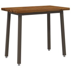 Vidaxl Kvadratna jedilna miza 90 x 55 x 75 cm Masiven les akacije
