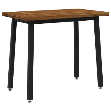 Vidaxl Kvadratna jedilna miza 90 x 55 x 75 cm Masiven les akacije