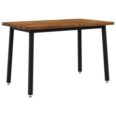 Vidaxl Kvadratna jedilna miza 120 x 70 x 75 cm Masiven les akacije