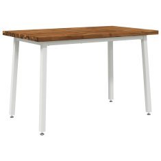 Vidaxl Kvadratna jedilna miza 120 x 70 x 75 cm Masiven les akacije