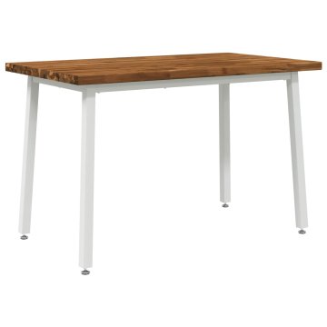 Vidaxl Kvadratna jedilna miza 120 x 70 x 75 cm Masiven les akacije