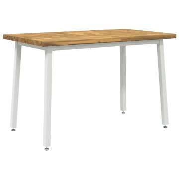 Vidaxl Kvadratna jedilna miza 120 x 70 x 75 cm Masiven les akacije