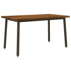 Vidaxl Kvadratna jedilna miza 140 x 70 x 75 cm Masiven les akacije
