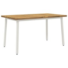 Vidaxl Kvadratna jedilna miza 140 x 70 x 75 cm Masiven les akacije