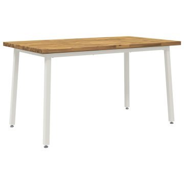 Vidaxl Kvadratna jedilna miza 140 x 70 x 75 cm Masiven les akacije