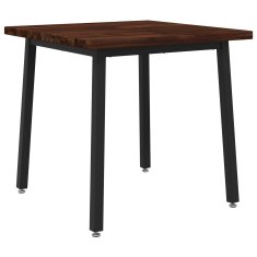Vidaxl Kvadratna jedilna miza 80 x 80 x 75 cm Masiven les akacije