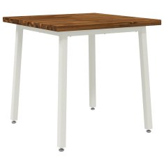 Vidaxl Kvadratna jedilna miza 80 x 80 x 75 cm Masiven les akacije