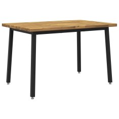 Vidaxl Kvadratna jedilna miza 120 x 80 x 75 cm Masiven les akacije