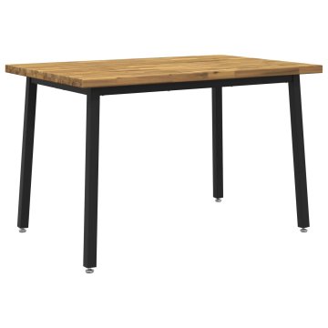 Vidaxl Kvadratna jedilna miza 120 x 80 x 75 cm Masiven les akacije