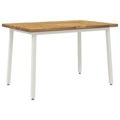 Vidaxl Kvadratna jedilna miza 120 x 80 x 75 cm Masiven les akacije