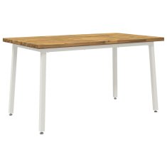 Vidaxl Kvadratna jedilna miza 140 x 80 x 75 cm Masiven les akacije