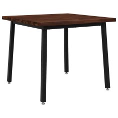 Vidaxl Kvadratna jedilna miza 90 x 90 x 75 cm Masiven les akacije