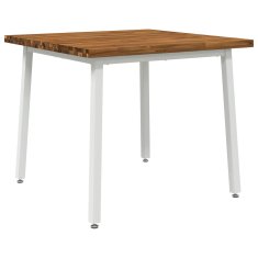 Vidaxl Kvadratna jedilna miza 90 x 90 x 75 cm Masiven les akacije