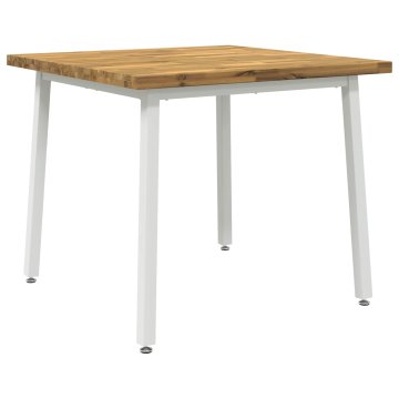 Vidaxl Kvadratna jedilna miza 90 x 90 x 75 cm Masiven les akacije