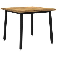 Vidaxl Kvadratna jedilna miza 90 x 90 x 75 cm Masiven les akacije