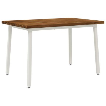 Vidaxl Kvadratna jedilna miza 120 x 90 x 75 cm Masiven les akacije