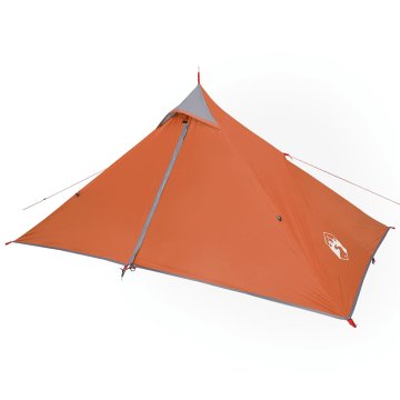 Vidaxl Viseči šotor tipi za 1 osebo oranžen vodoodporen