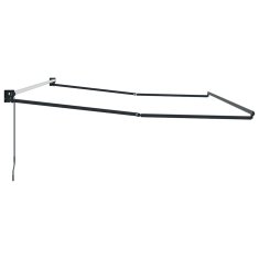Vidaxl Zložen okvir senčila Antracit 400 × 300 cm Aluminij