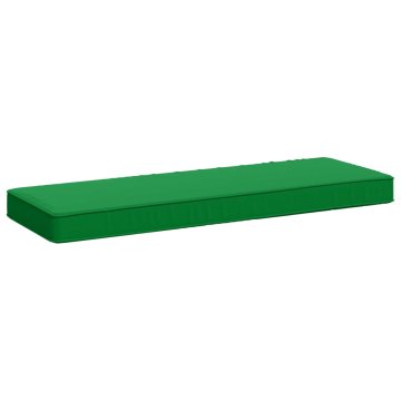 Vidaxl Blazina za klop - 1 kos VUGHT 100% poliester Zelena