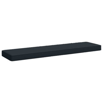 Vidaxl Blazina za klop - 1 kos VUGHT 100% poliester Temno modra