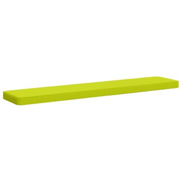 Vidaxl Blazina za klop - 1 kos VUGHT 100% poliester Svetlo zelena.