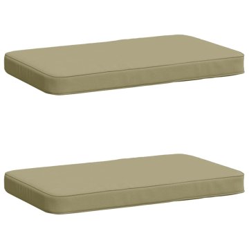 Vidaxl Blazine za klopi - 2 kosa VUGHT 2 kos 100% poliester