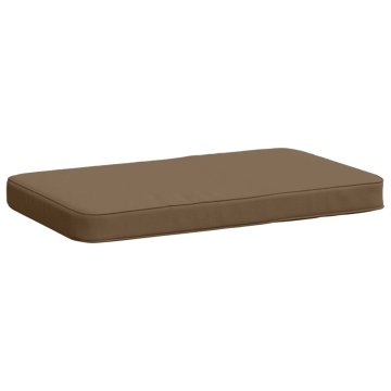 Vidaxl Blazina za klop - 1 kos VUGHT 100% poliester Taupe
