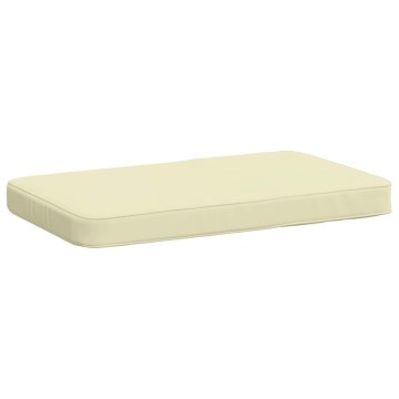Vidaxl Blazina za klop - 1 kos VUGHT 100% poliester Krem