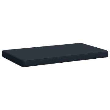 Vidaxl Blazina za klop - 1 kos VUGHT 100% poliester Temno modra